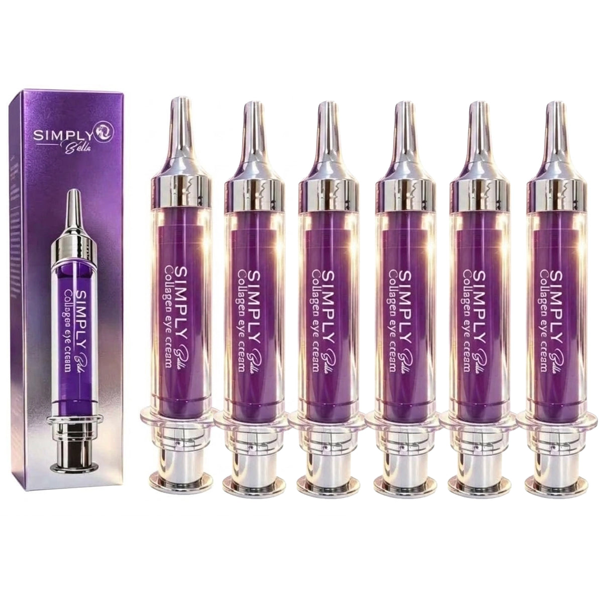 Simply Bella Collagen Eye Cream – Precision Applicator | 6PCS