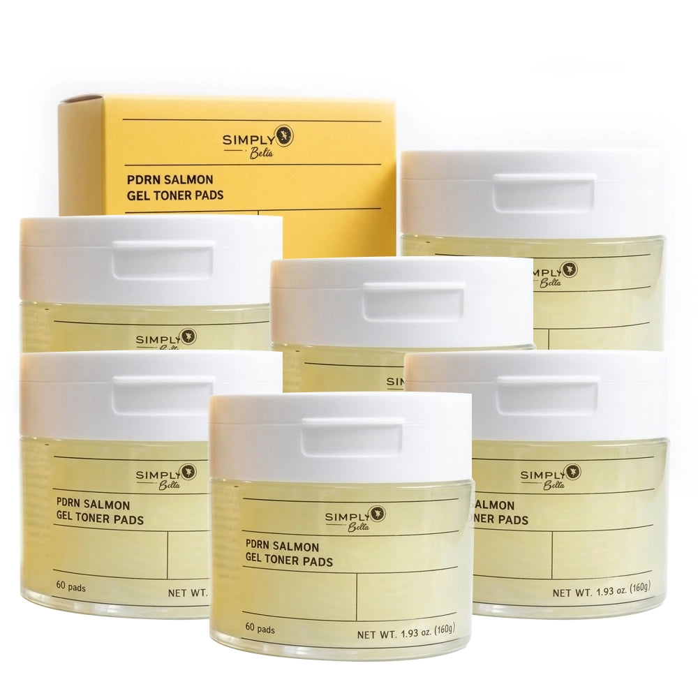 Simply Bella PDRN Salmon Gel Toner Pads (60 Pads)