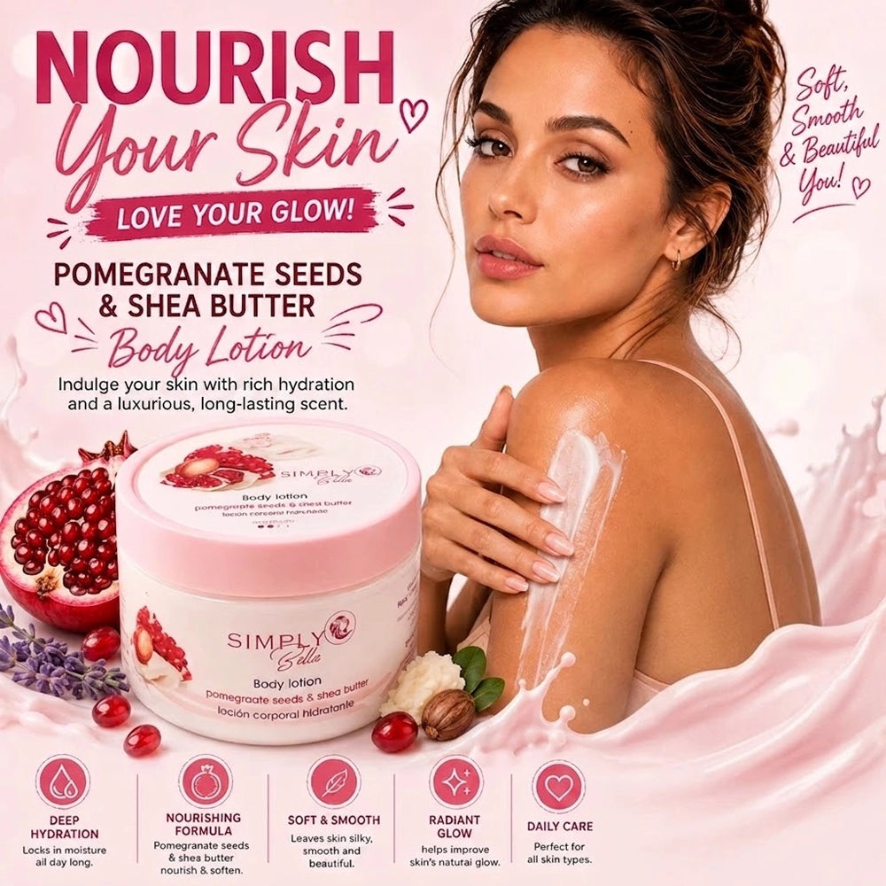 Simply Bella Pomegranate Seeds & Shea Butter Body Lotion