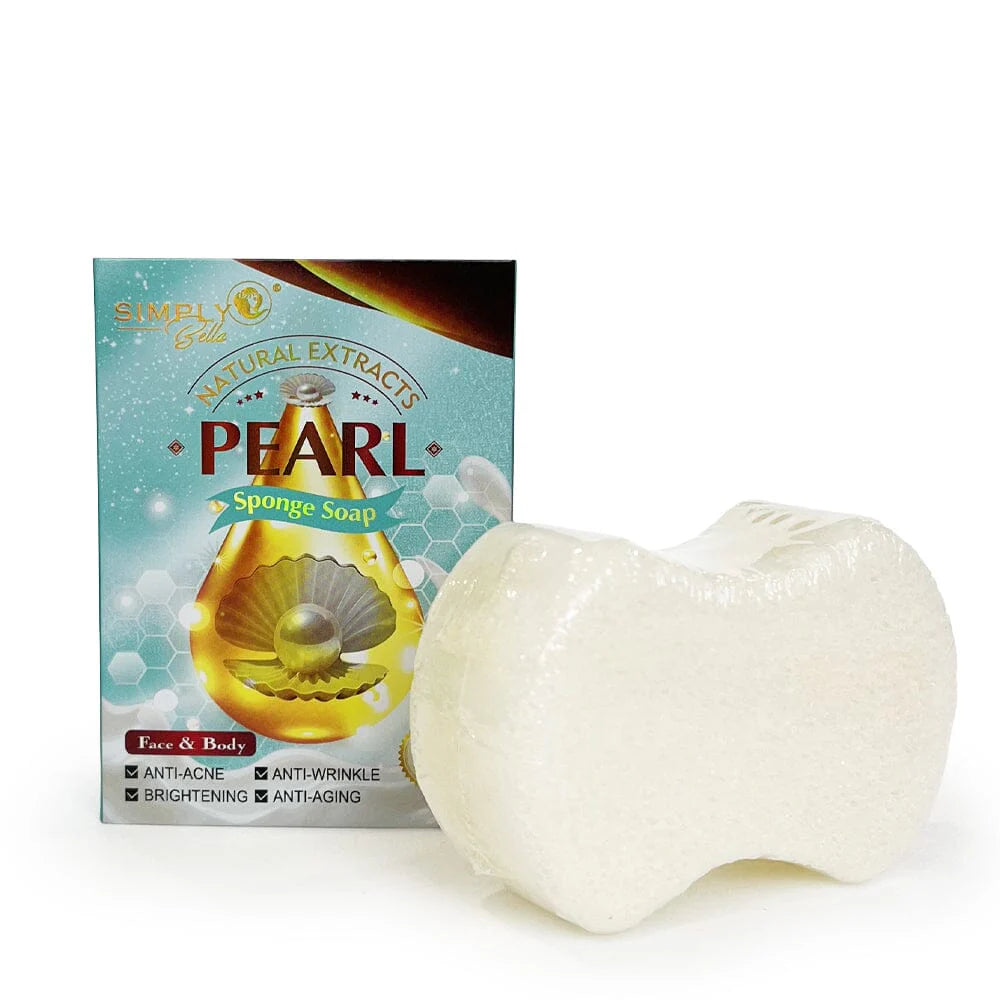 Simply Bella - Natural Extract Pearl Sponge Soap
