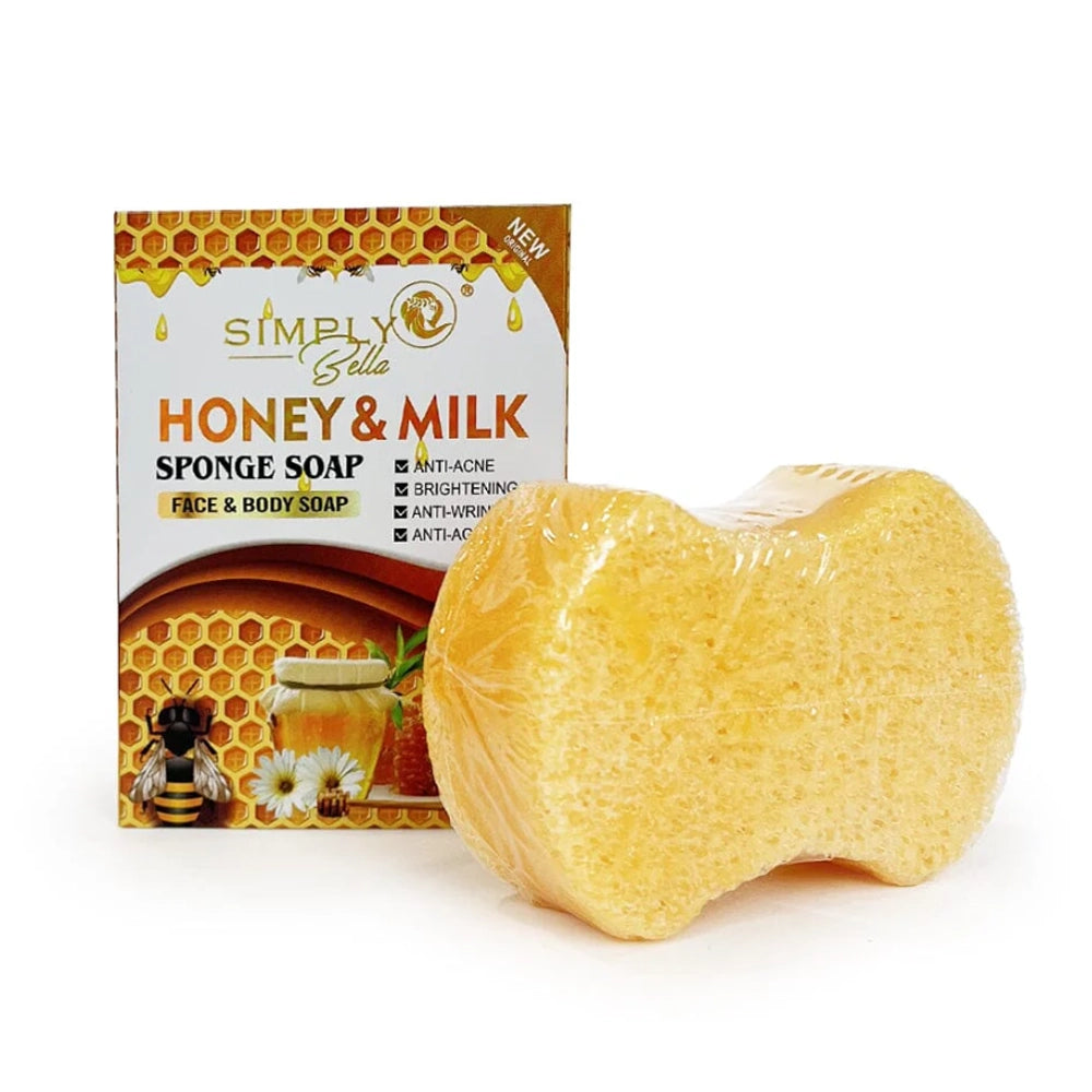 Simply Bella - Honey & Milk Sponge Soap
