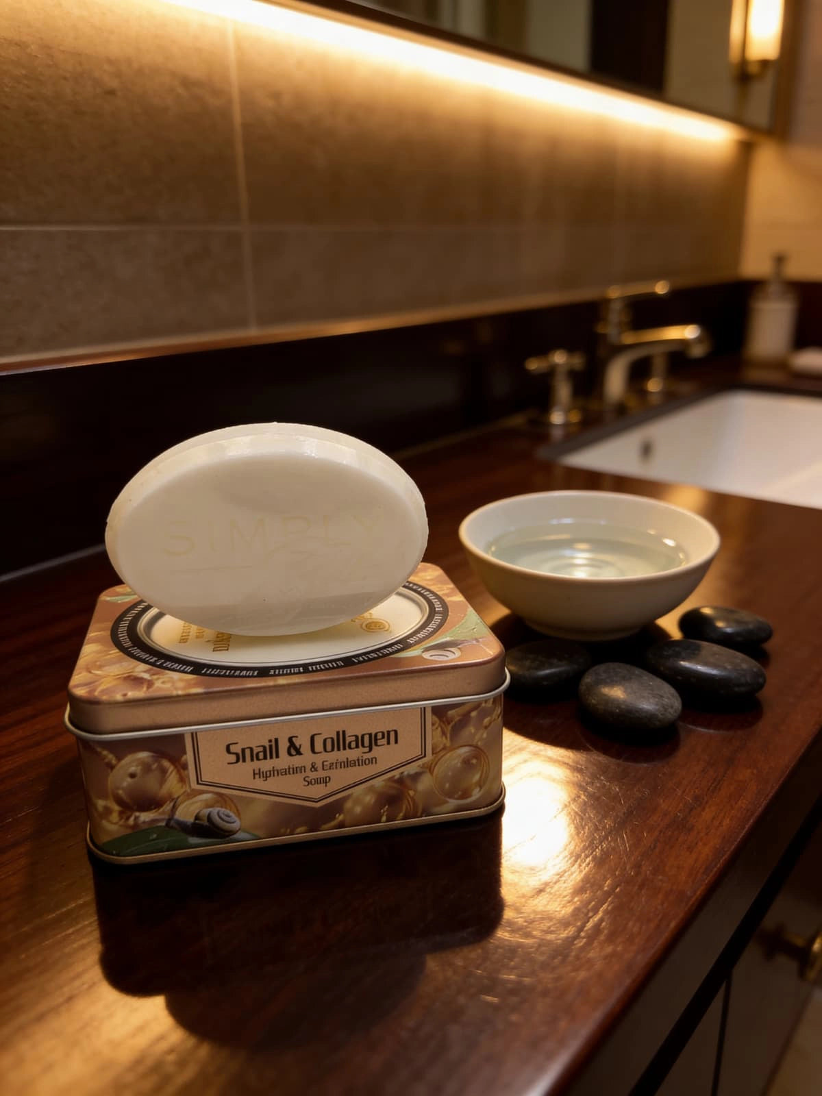 Simply Bella - Snail & Collagen Hydration & Exfoliation Soap