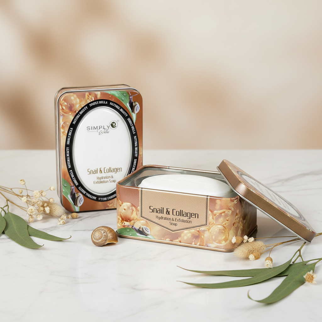 Simply Bella - Snail & Collagen Hydration & Exfoliation Soap