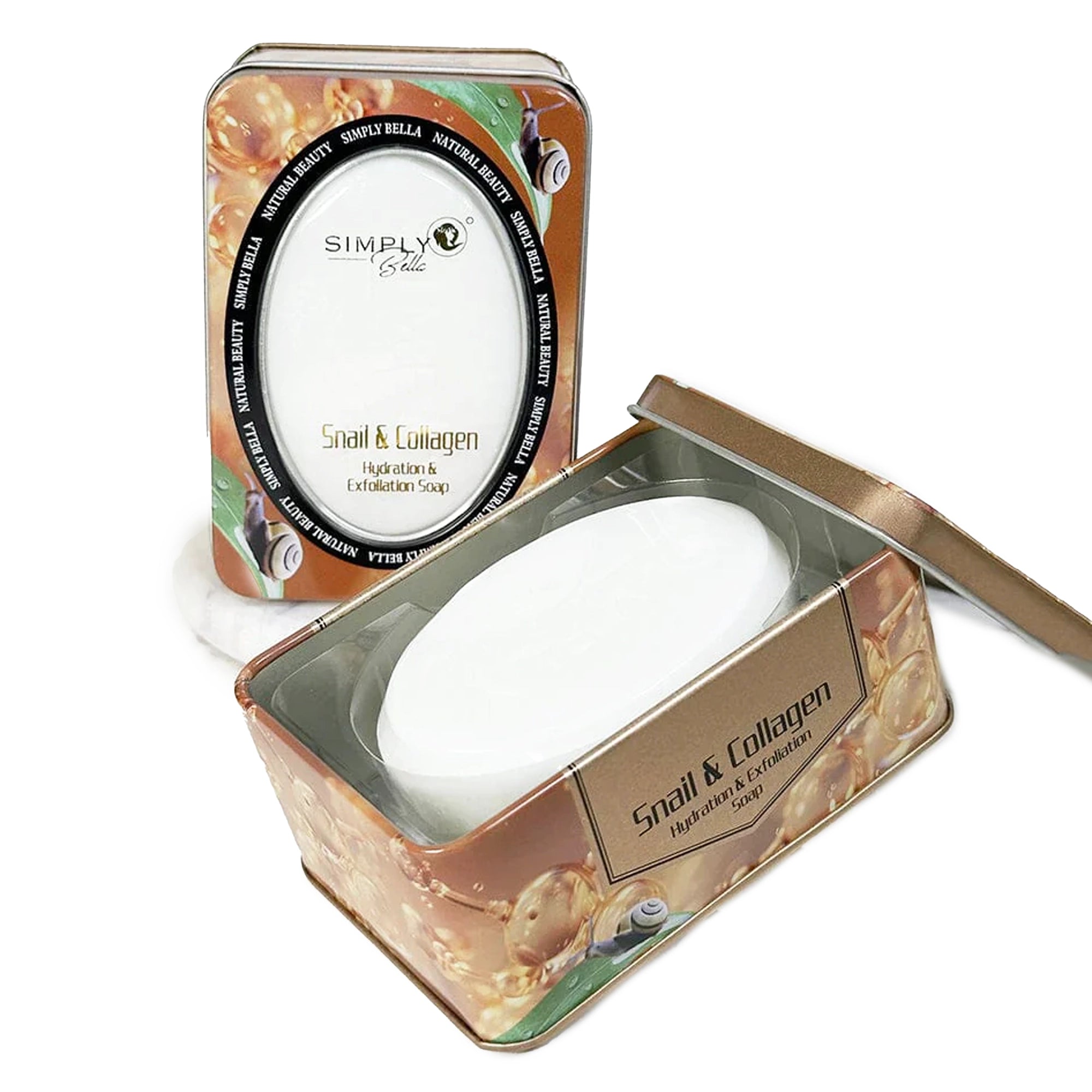 Simply Bella - Snail & Collagen Hydration & Exfoliation Soap