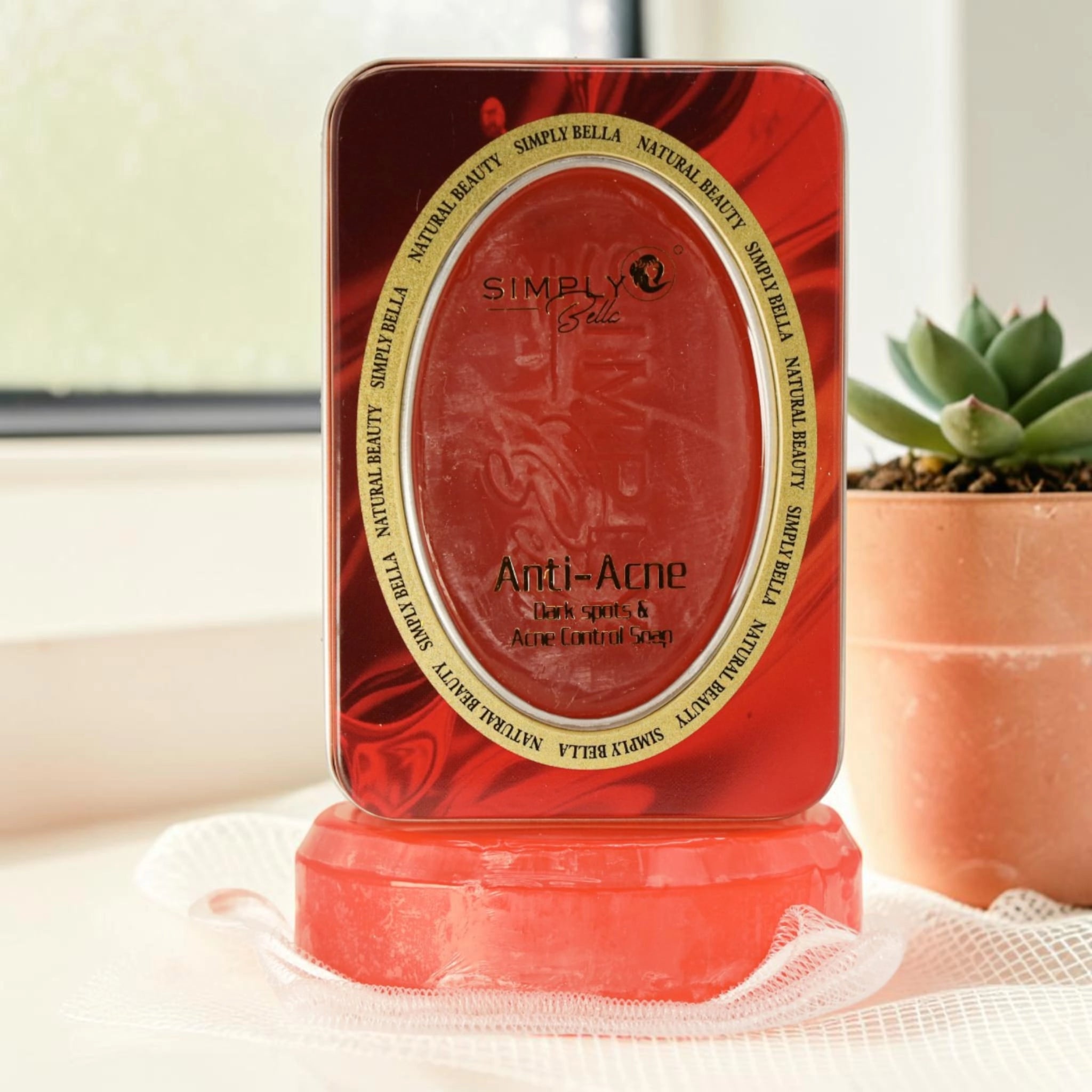 Simply Bella - Anti-Acne & Dark Spot Control Soap in Decorative Tin