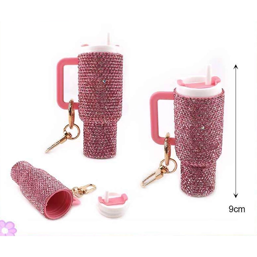 12pk Reusable Cherry & Strawberry Gift Tote Bags with Handles (32 x 26 x 10 cm) – Cute Pink Fruit Print Shopping Bag Set (SN49)