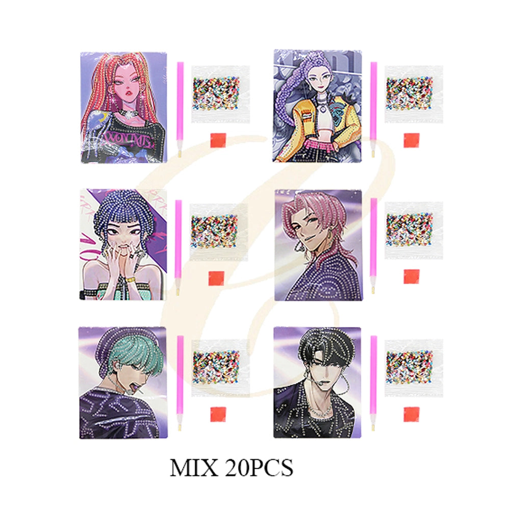 DIY Anime & Pop-Art Diamond Painting Mini Kits (SNT-2453)