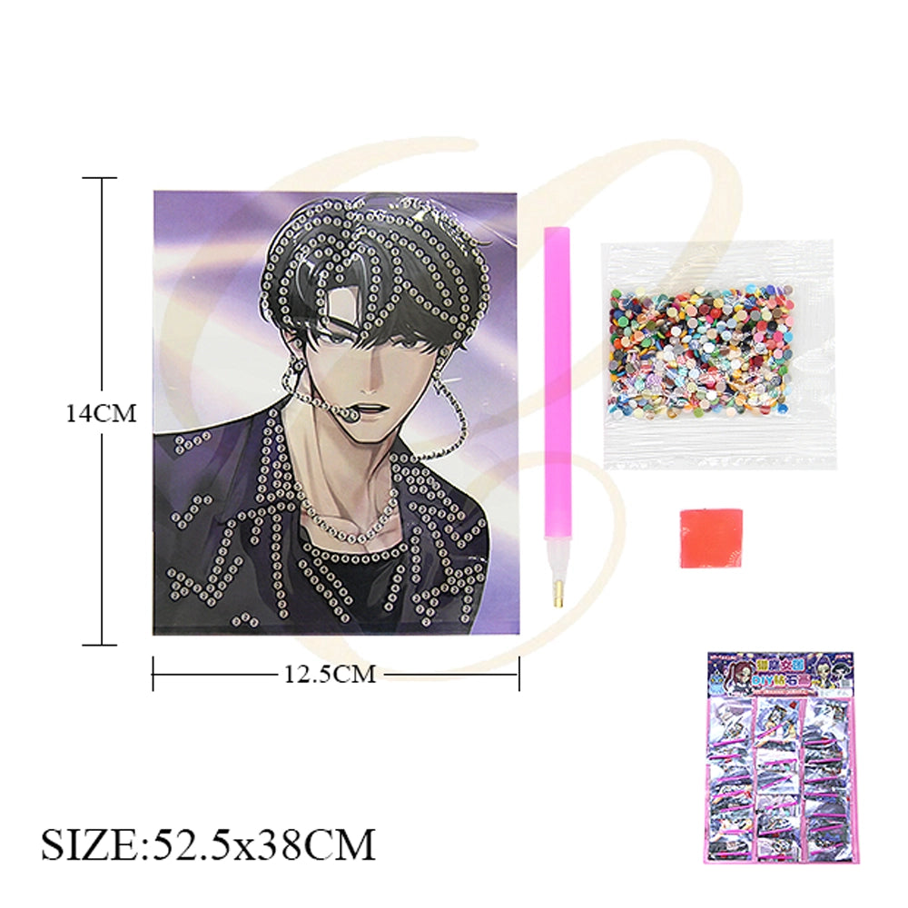 DIY Anime & Pop-Art Diamond Painting Mini Kits (SNT-2453)