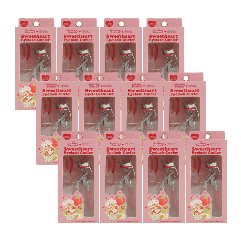 Celavi - Strawberry Shortcake 1pc Red Eyelash Curler (V-Day)