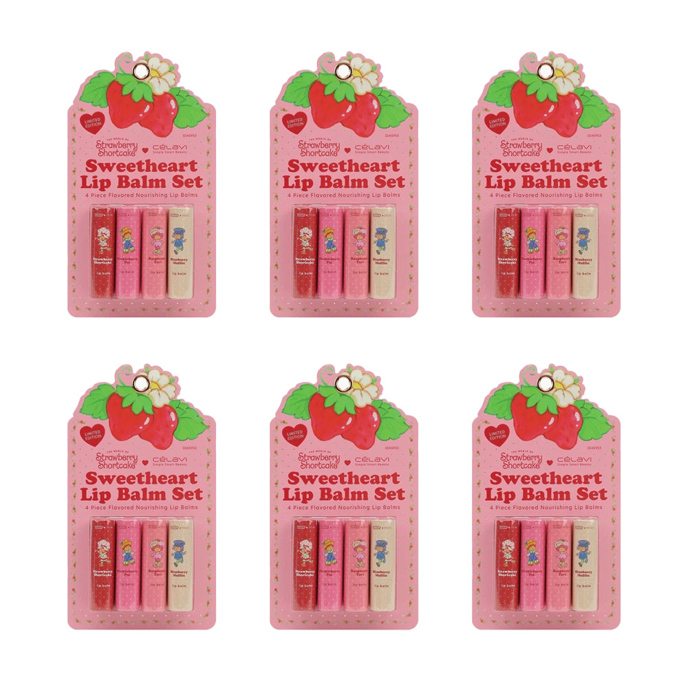 Celavi – Strawberry Shortcake Sweetheart Lip Balm Set