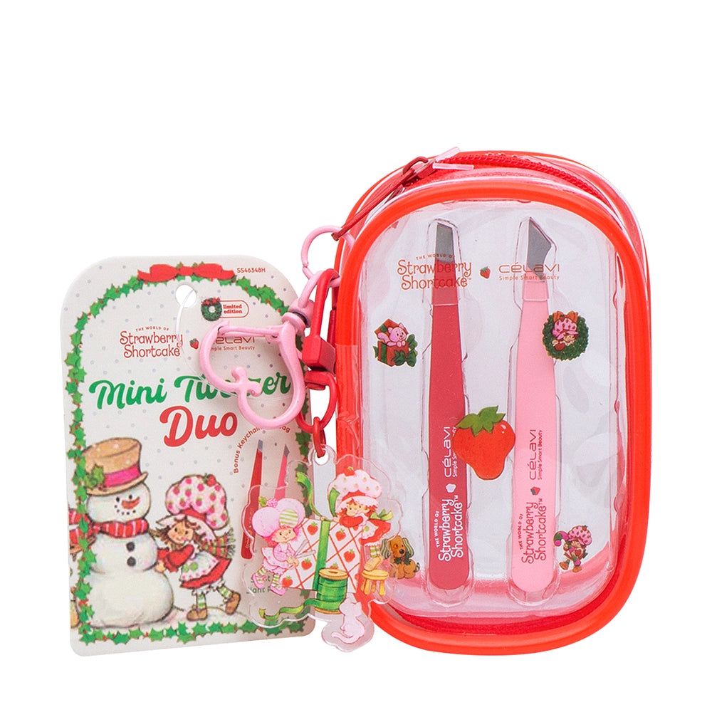 Celavi - SSC Holiday Two Piece Mini Tweezer Set with Keychain