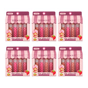 Strawberry Shortcake x CÉLAVI Lip Gloss Set (4-Piece Collection) – Tinted Peptide Lip Gloss Set in Berry Pink & Nude Shades with Clear Shimmer Caps