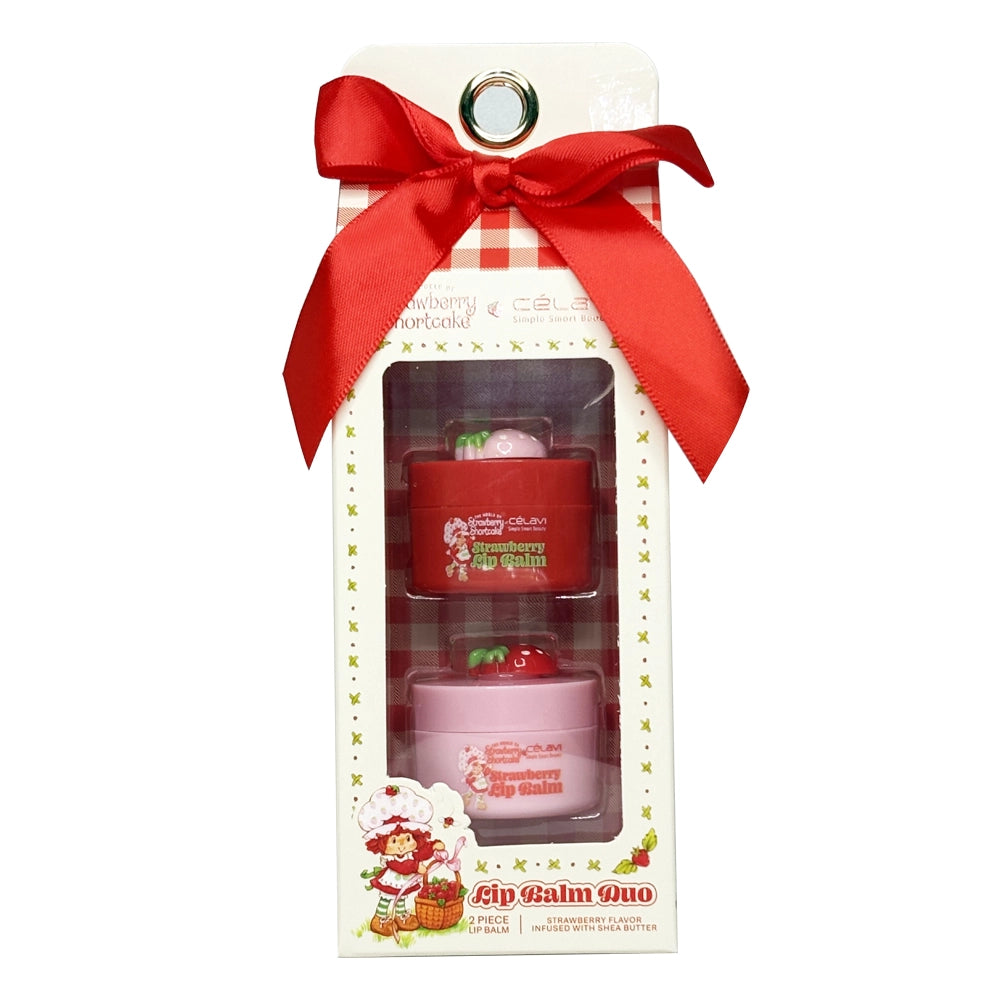 Celavi - Strawberry Short Cake 2PC Lip Balm Set
