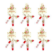 Celavi - Cute Strawberry Shortcake Gloss Balm Duo with Keychain