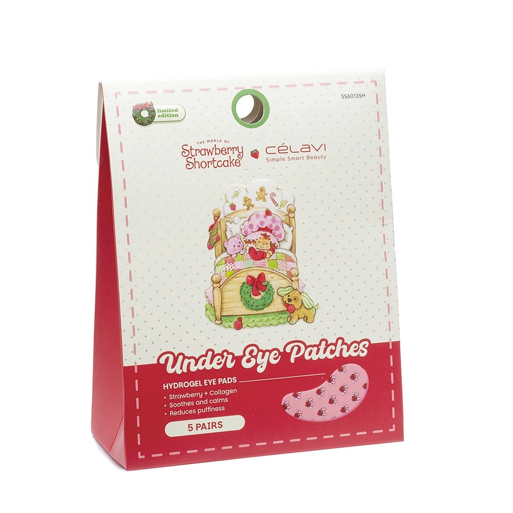 Celavi - Strawberry Shortcake Holiday 5 Pair Printed Under Eye Patches