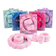 Simply Bella Spa Headband And Wristband 12 Sets (5 Colors)