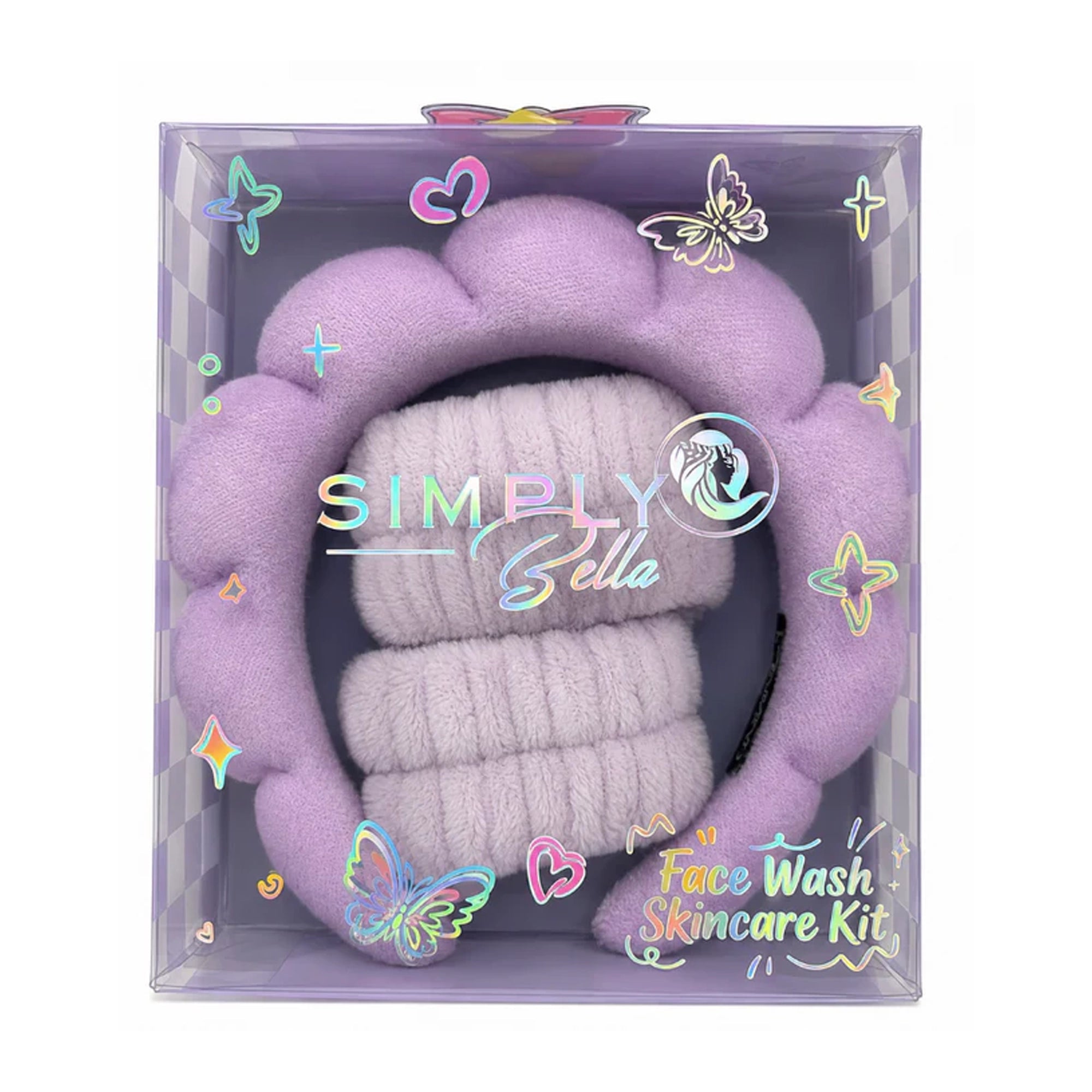 Simply Bella Spa Headband And Wristband 12 Sets (5 Colors)
