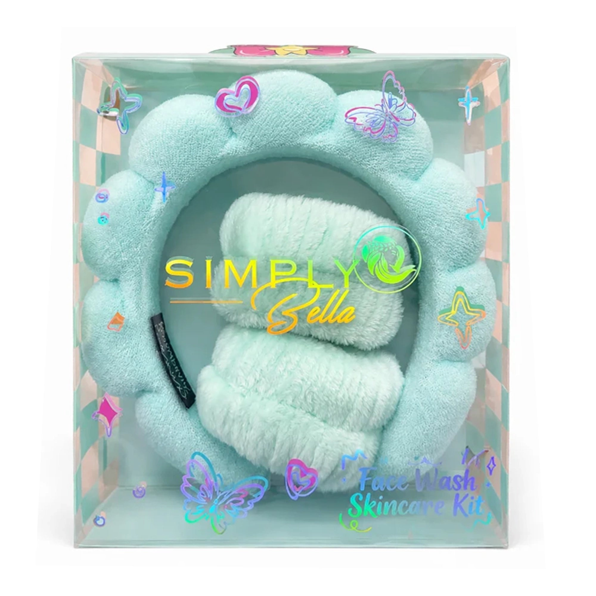 Simply Bella Spa Headband And Wristband 12 Sets (5 Colors)