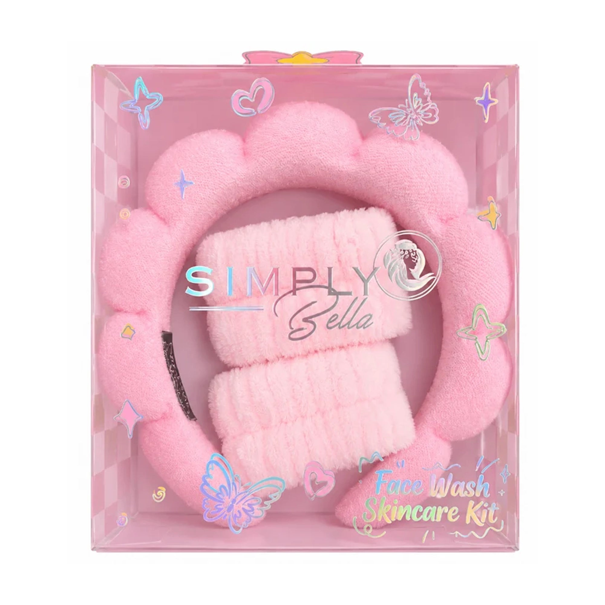 Simply Bella Spa Headband And Wristband 12 Sets (5 Colors)