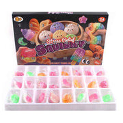 24-Day Food & Steamed Bun Mochi Squishy Advent Calendar | Stress Relief Fidget Toy Blind Box Set (STY17)