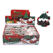 Christmas Tree Squishy Fidget Toy – Multi-Color Layered Holiday Stress Relief Toy with Star Topper & Pom Poms  (STY19)