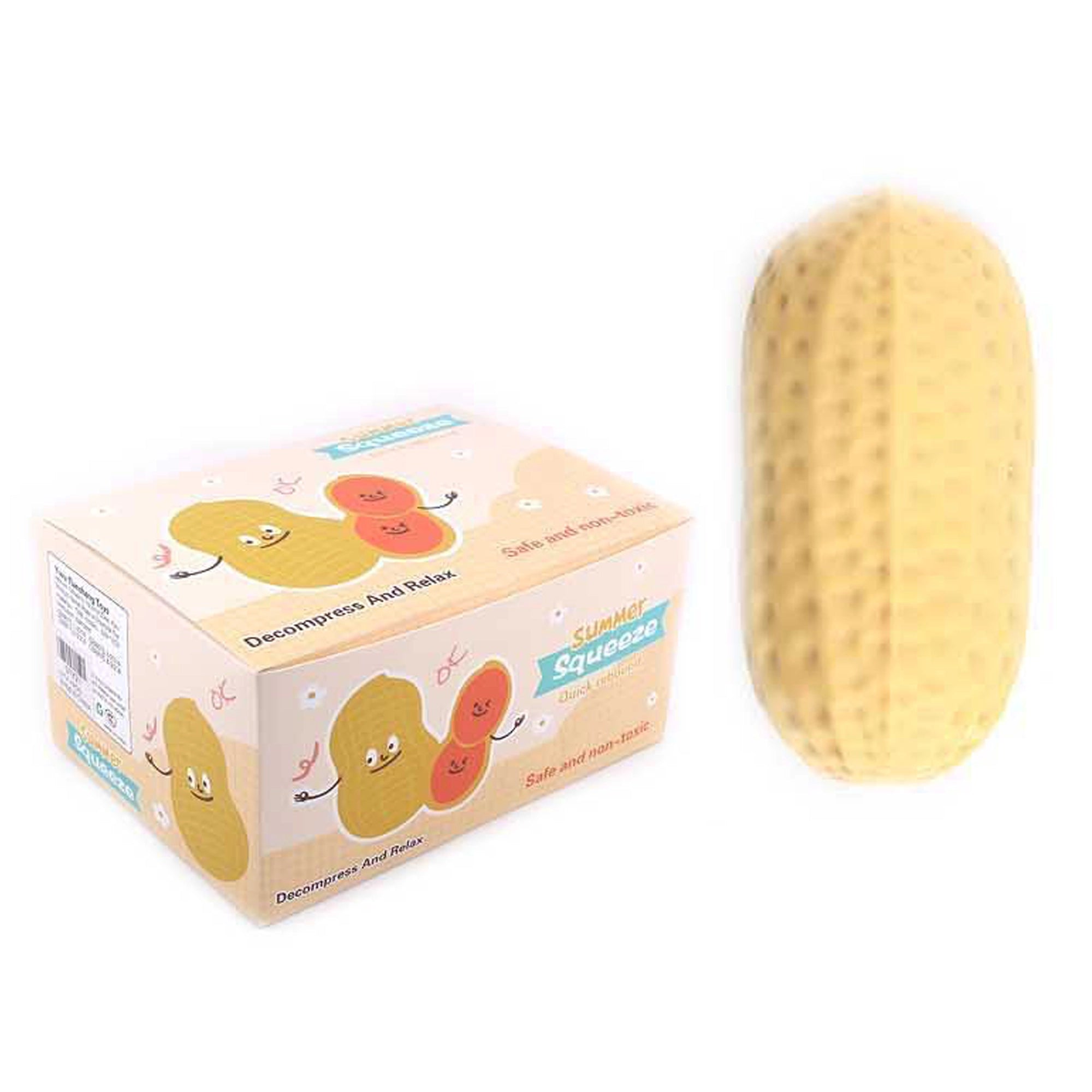 Peanut Crunching Sound Squishy Fidget Toy – 10cm ASMR Sensory Stress Reliever (STY21)