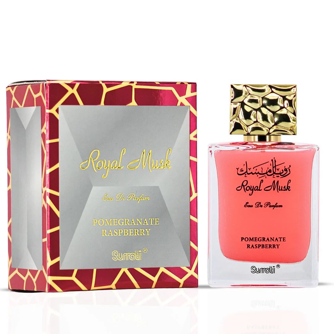 Surrati - Royal Musk Pomegranate Raspberry Eau de Parfum – 100ml (3.4 oz)