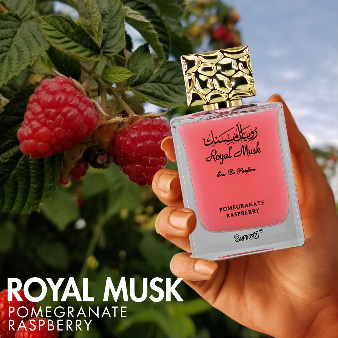 Surrati - Royal Musk Pomegranate Raspberry Eau de Parfum – 100ml (3.4 oz)