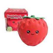 SquishyBerry Super Soft Strawberry Squishy Toy – Stretchy Stress Relief & Sensory Fidget Toy for Kids (Ages 3+) & Adults