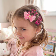 5-Piece Kids Hair Clips Set – Colorful Star, Snap, and Butterfly Bow Hairpins, Cute Sequin Hair Accessories for Girls and Toddlers (TK-1174K)