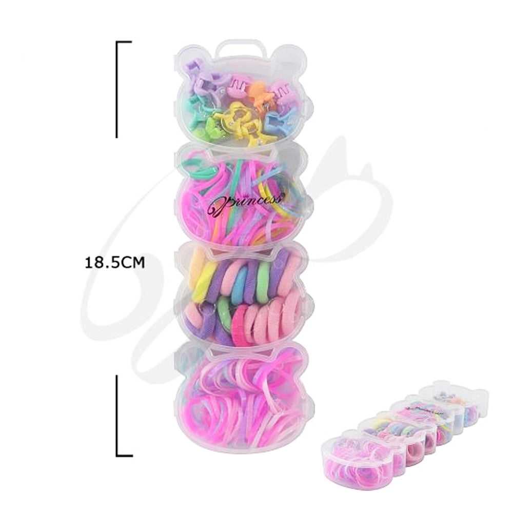 4-Tier Bear-Shaped Hair Accessory Gift Set (TK-898M1)