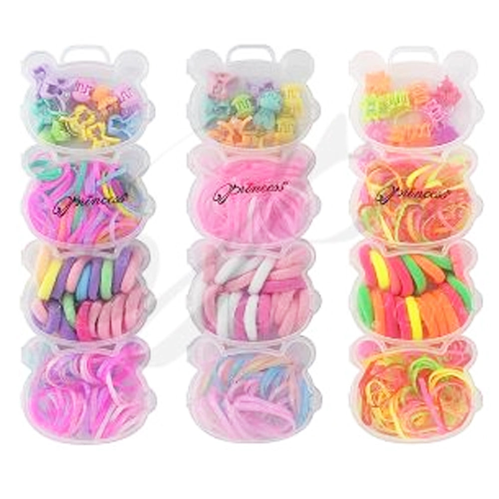 4-Tier Bear-Shaped Hair Accessory Gift Set (TK-898M1)