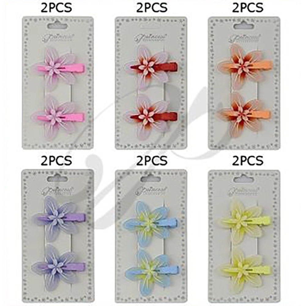 Floral Petal Hair Clips – 2-Piece Set (TK-995M)