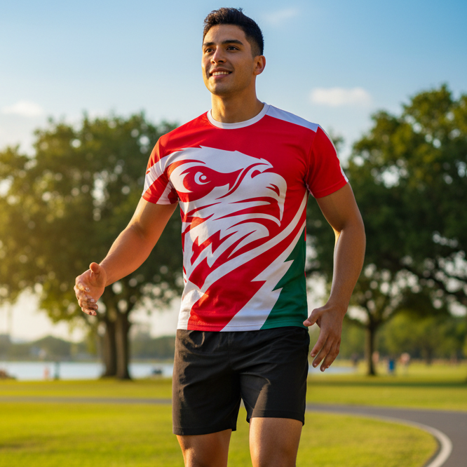 Eagle Pride Mexico Patriot Performance T-Shirt | National Team Design Soccer Shirt - Wholesale 6pc Pack (S-XL)