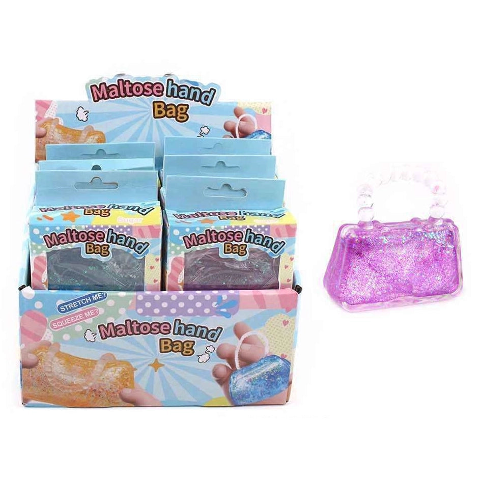 Sugar Jelly Squishy Maltose Hand Bag Glitter Sensory Fidget Toy – 7cm (TY-0026)