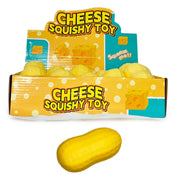 Yellow Cheese Peanut Squishy Toy – Slow Rising Stress Relief Fidget Toy for Kids & Adults, Cute Novelty Squeeze Toy for Anxiety