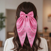 Oversized Rhinestone Heart Hair Bow (VHC-6032)