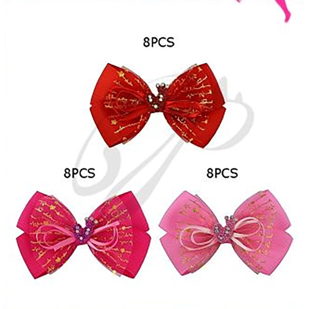 Classic Oversized Velvet Bow - Deep Crimson (VHD-6212)