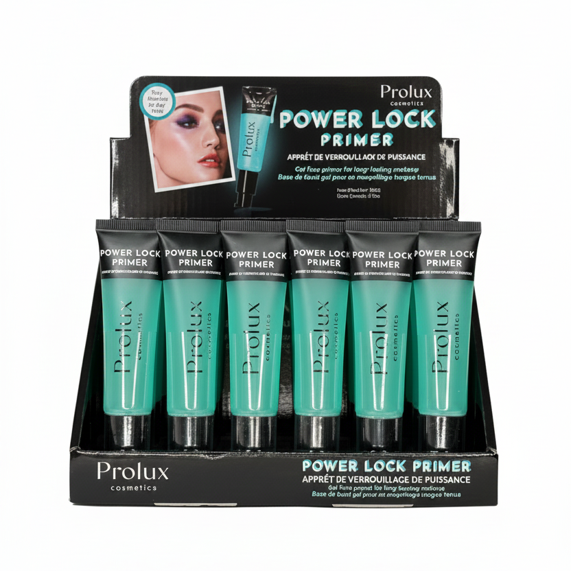 Prolux Cosmetics Power Lock Face Primer – Long-Wear Gel Makeup Primer