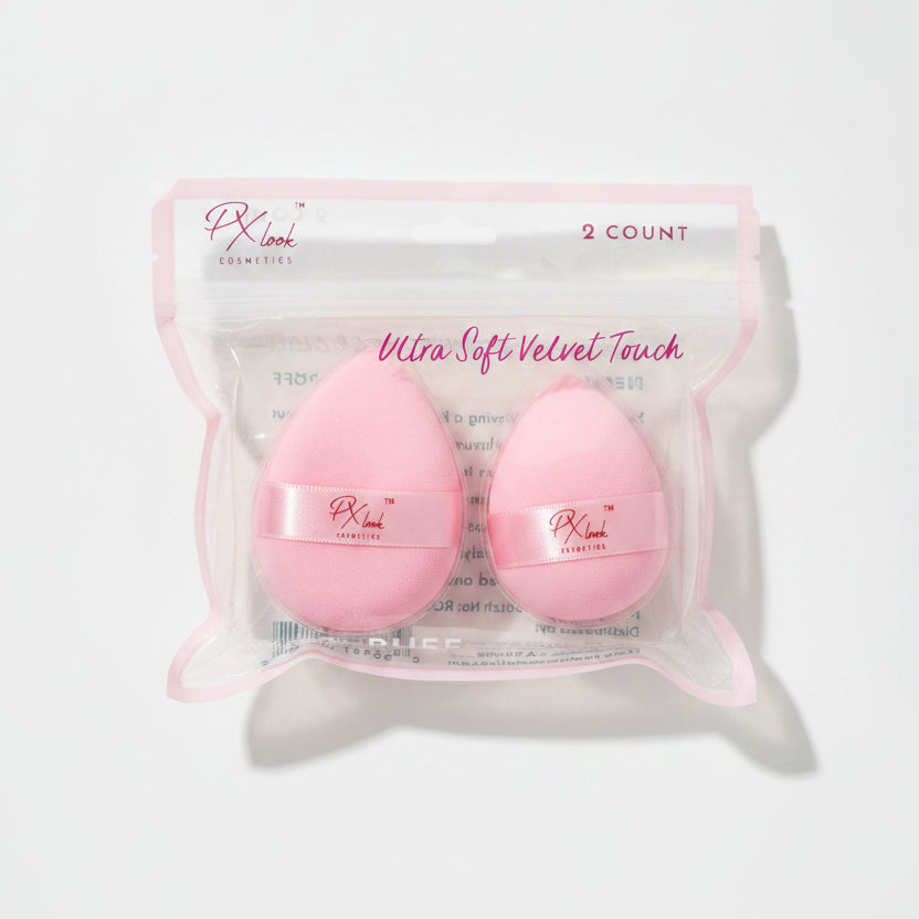 Prolux - Ultra Soft Velvet Touch Powder Puffs - PINK