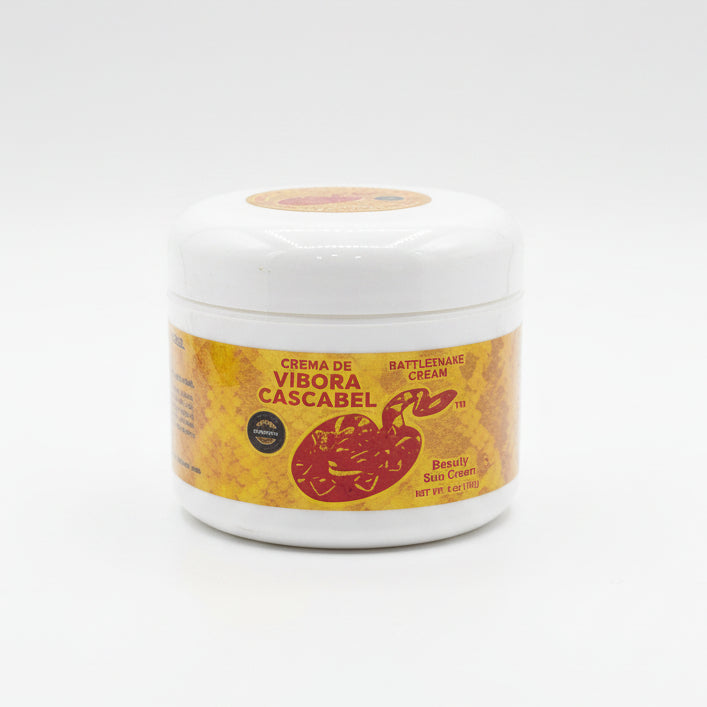 Crema de Vibora de Cascabel - Rattlesnake Cream Beauty Skin Cream Jar