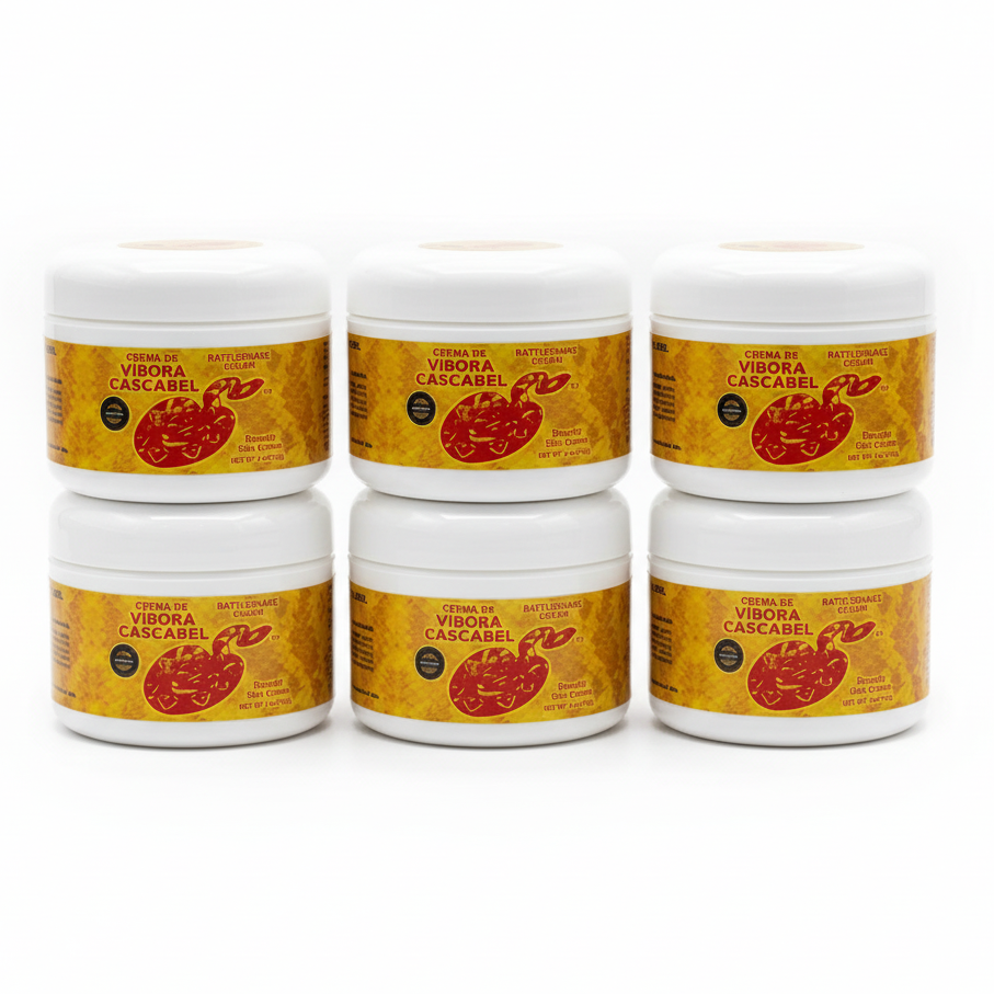 Crema de Vibora de Cascabel - Rattlesnake Cream Beauty Skin Cream Jar