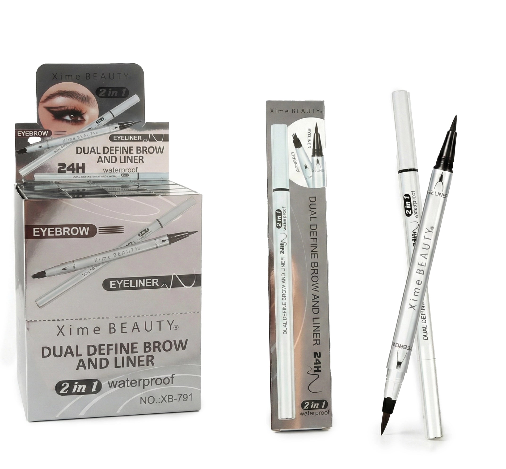 Xime Beauty - Dual Define Brown and Eyeliner