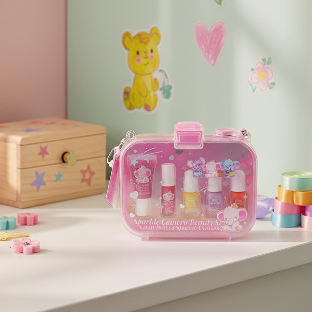 Sparkle Camera Beauty Set: The Ultimate Glam Kit for Kids (XP360)