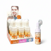 Xime SKIN Vitamin C Luminous Veil Foam Cleanser with Built-In Brush (12-Piece Display Box)