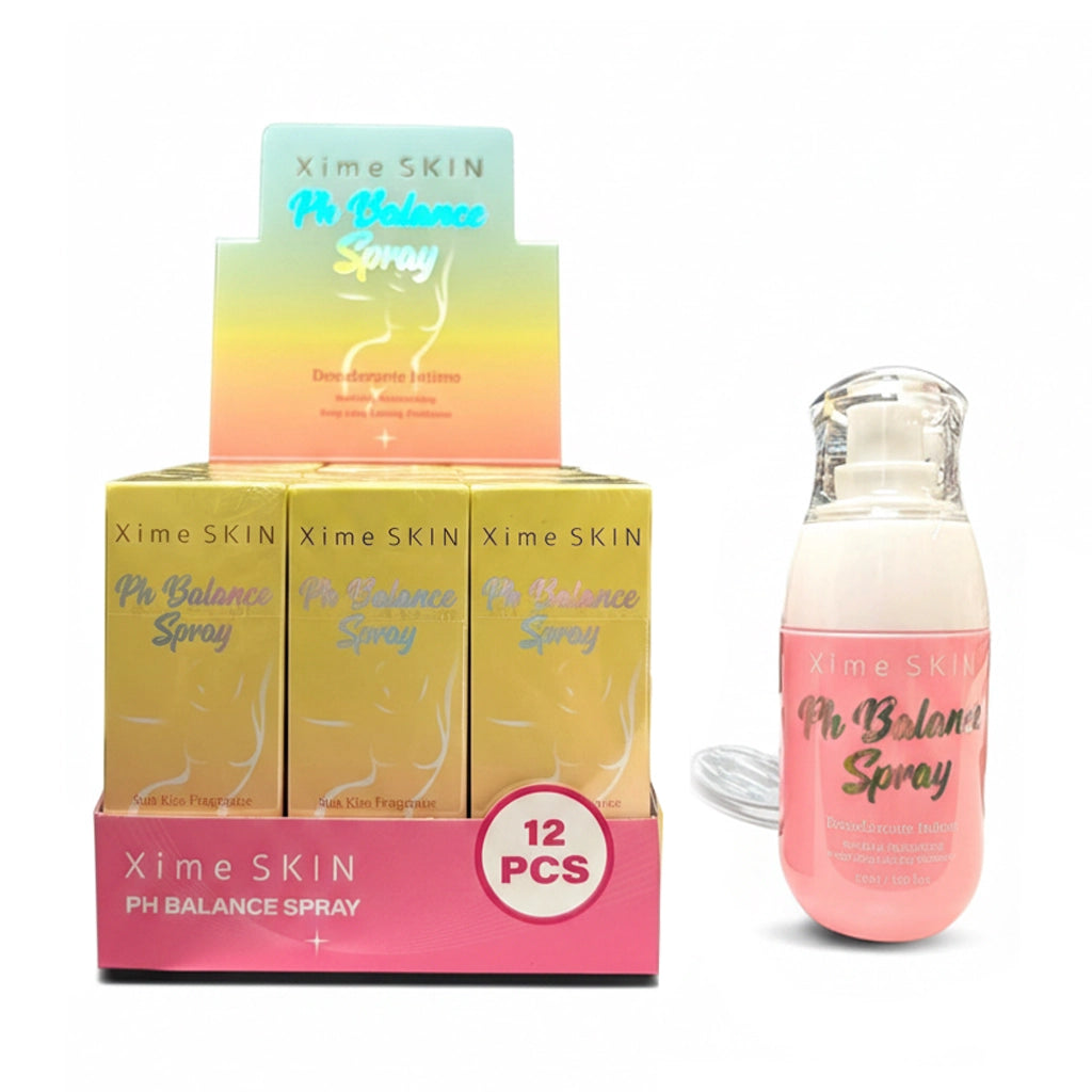Xime Skin pH Balance Spray – Sun Kiss Fragrance Deodorant (12-Pack Display Box)