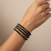 Sparkling 4MM Crystal Bead Stretch Bracelets | Elegant Fashion Jewelry (YBT-4962HM)