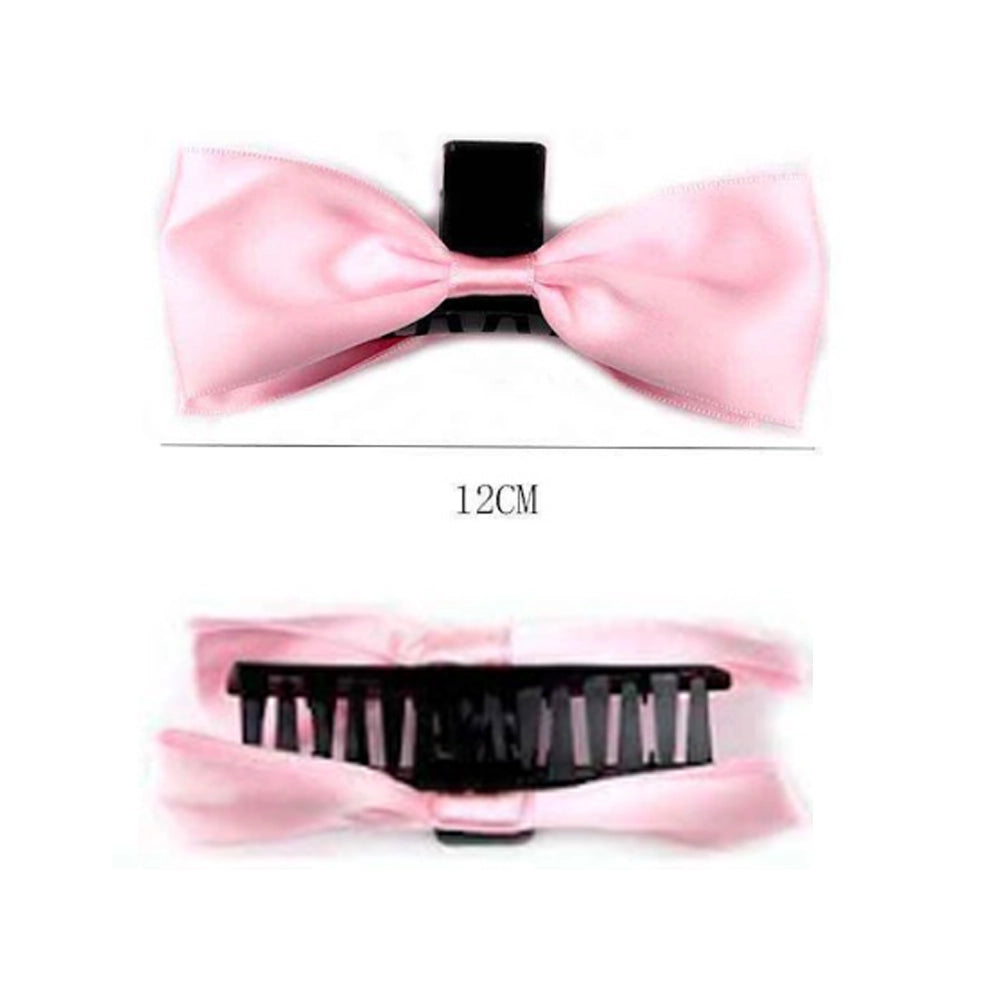 Bow Hair Claw Clip - 12cm Large Claw