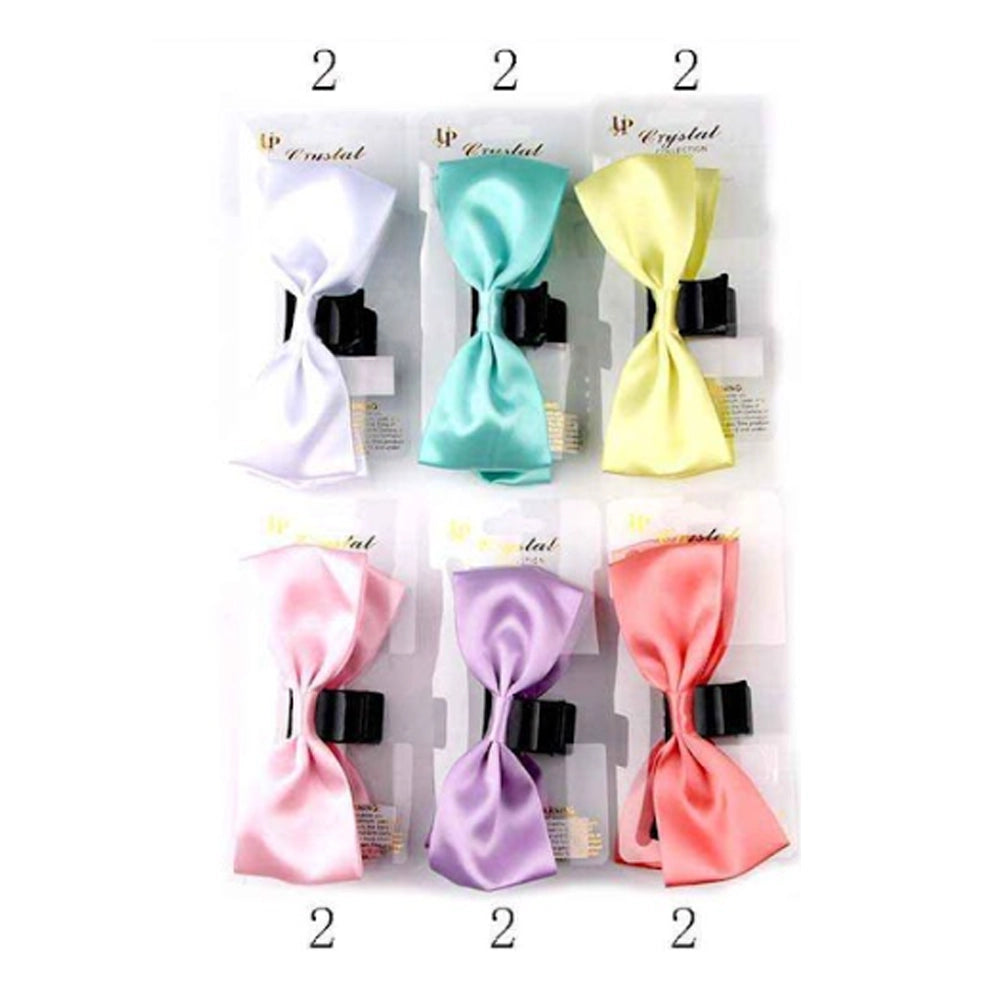 Bow Hair Claw Clip - 12cm Large Claw