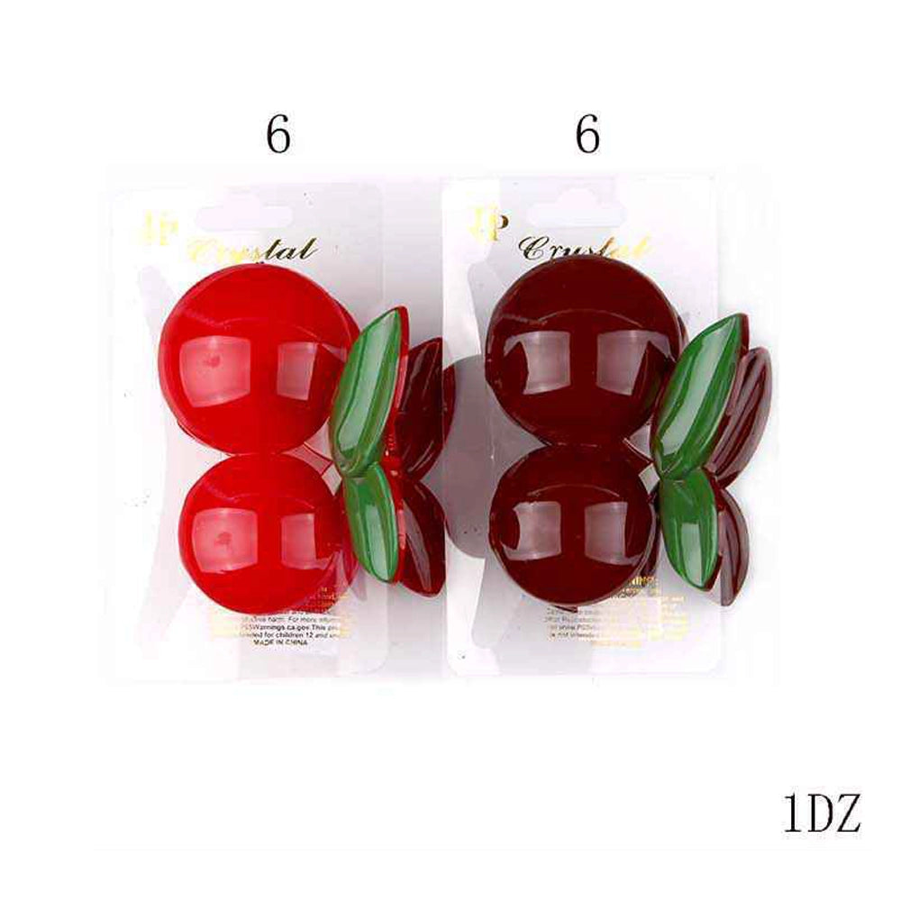 Mon Chéri Vintage-Inspired Cherry Hair Claw CLip Accessory (YCP-3877)